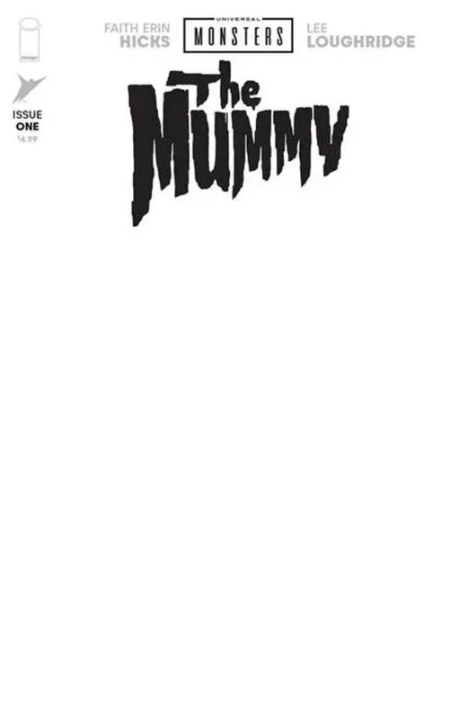 Universal Monsters The Mummy #1 (Of 4) Cover H Blank Sketch Variant