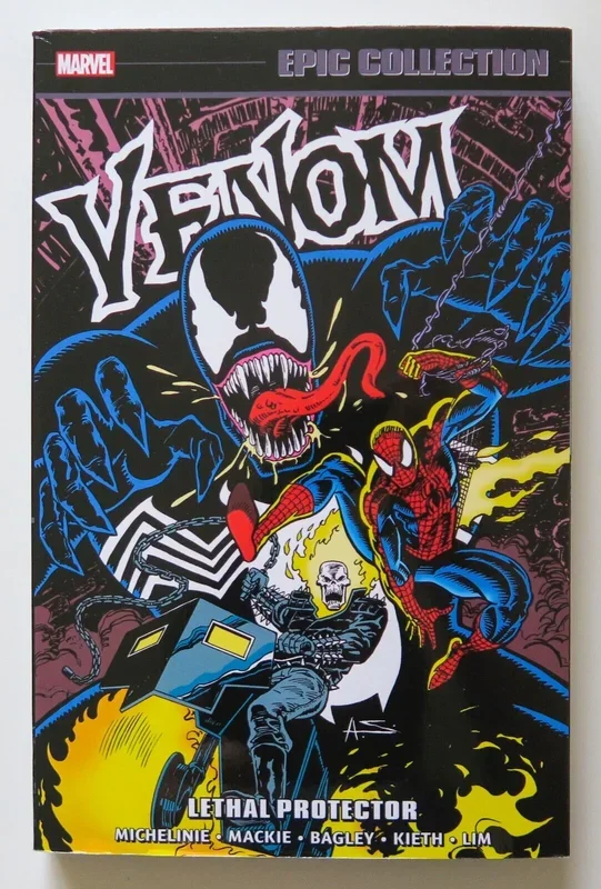 Venom Lethal Protector Marvel Epic Collection Graphic Novel Comic Book – Very Good