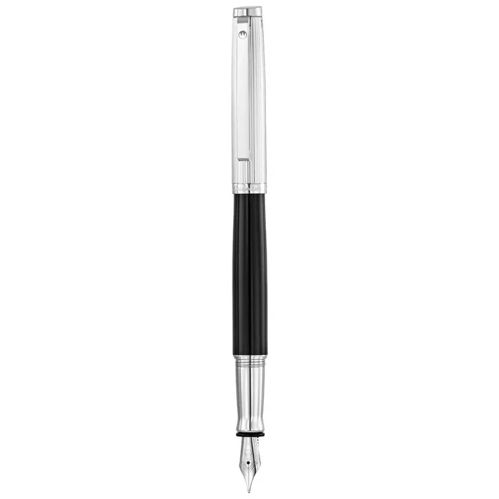Waldmann Tuscany Fountain Pen – Silver – Steel