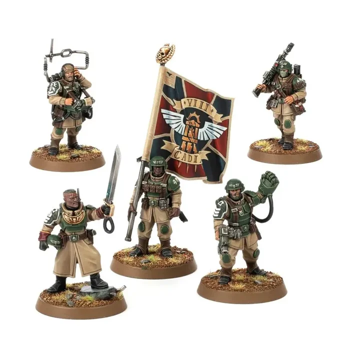 Warhammer 40k: Astra Militarum Cadian Command Squad