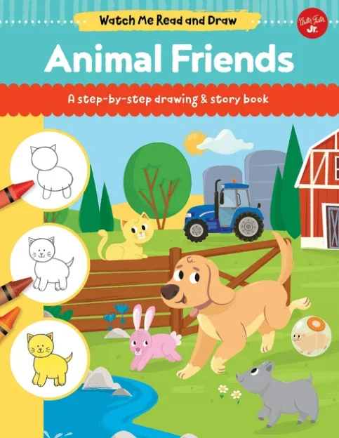 Watch Me Read and Draw: Animal Friends