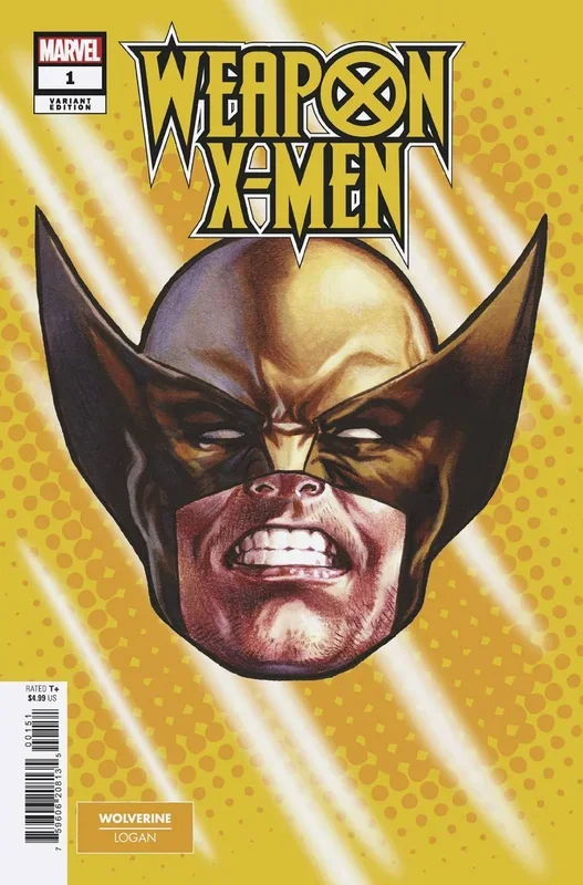 WEAPON X-MEN #1 MARK BROOKS HEADSHOT VAR MARVEL COMICS (1A030524)