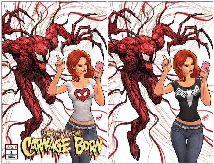 WEB OF VENOM CARNAGE BORN #1 DAVID NAKAYAMA VARIANTS