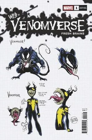 WEB OF VENOMVERSE FRESH BRAINS #1 10 COPY INCV VECCHIO VAR MARVEL COMICS (1C041525)