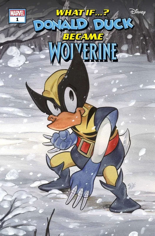 WHAT IF DONALD DUCK BECAME WOLVERINE #1 PEACH MOMOKO VAR MARVEL COMICS (2E073024)