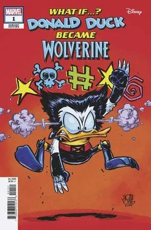 WHAT IF DONALD DUCK BECAME WOLVERINE #1 YOUNG VAR MARVEL COMICS (2E073024)
