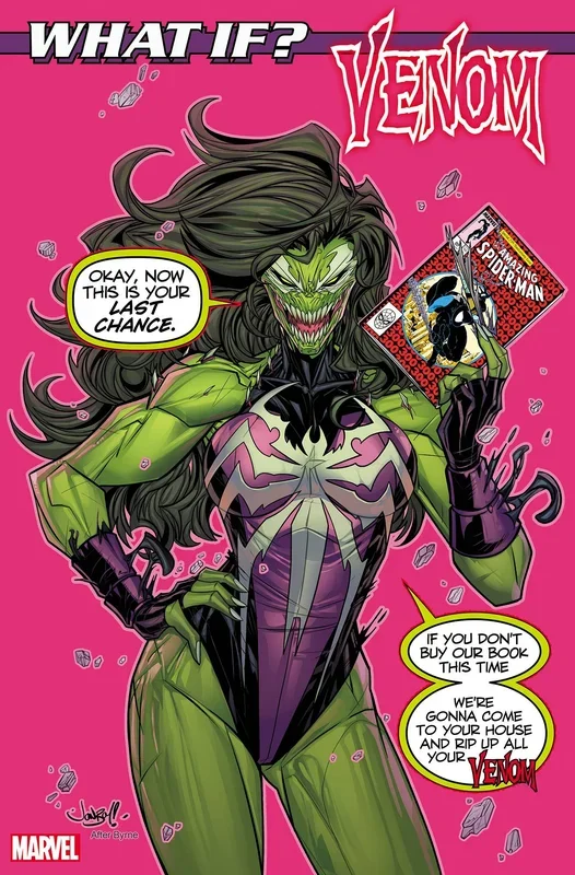 WHAT IF VENOM #1 JONBOY MEYERS VAR MARVEL COMICS (2D022724)