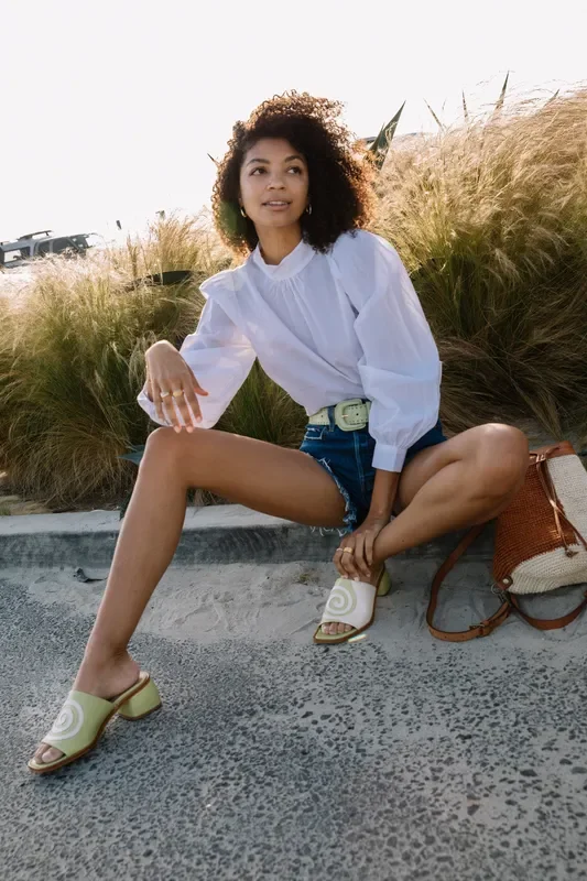 White Allegra Blouse