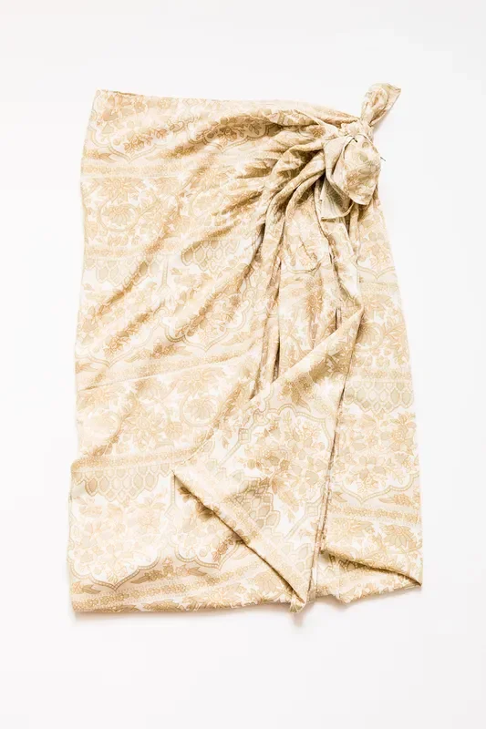 White Chantilly Sarong