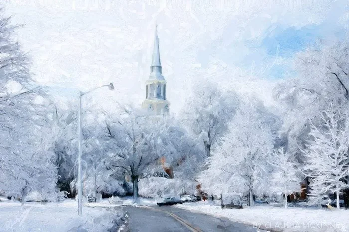 White Christmas Morning