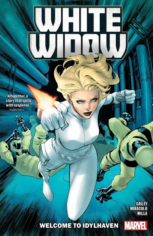 White Widow Welcome to Idylhaven TPB Marvel Comics – Very Good