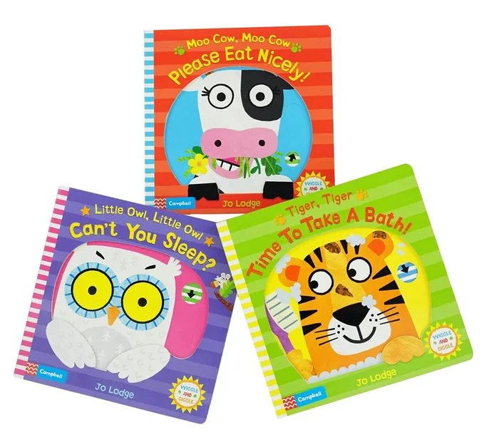 Wiggle and Giggle: Interactive 3 Book Set
