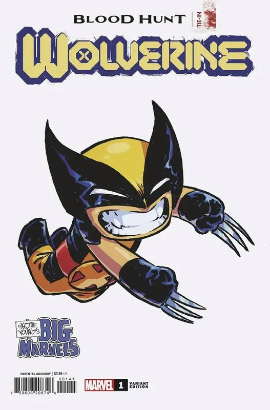 WOLVERINE BLOOD HUNT #1 SKOTTIE YOUNG BIG MARVEL VAR MARVEL COMICS (3A060424)