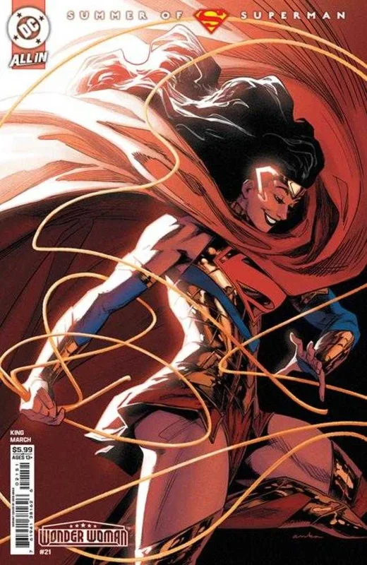 Wonder Woman #21 Cover D Kris Anka Supersmash-Up Card Stock Variant