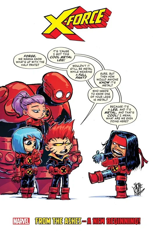 X-FORCE #1 SKOTTIE YOUNG VAR MARVEL COMICS (2E073024)