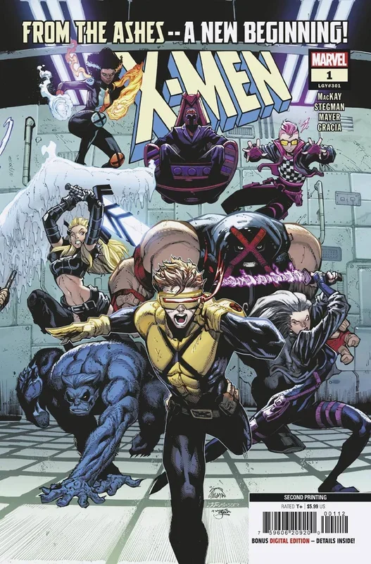 X-MEN #1 2ND PTG RYAN STEGMAN VAR MARVEL COMICS (5C081324)