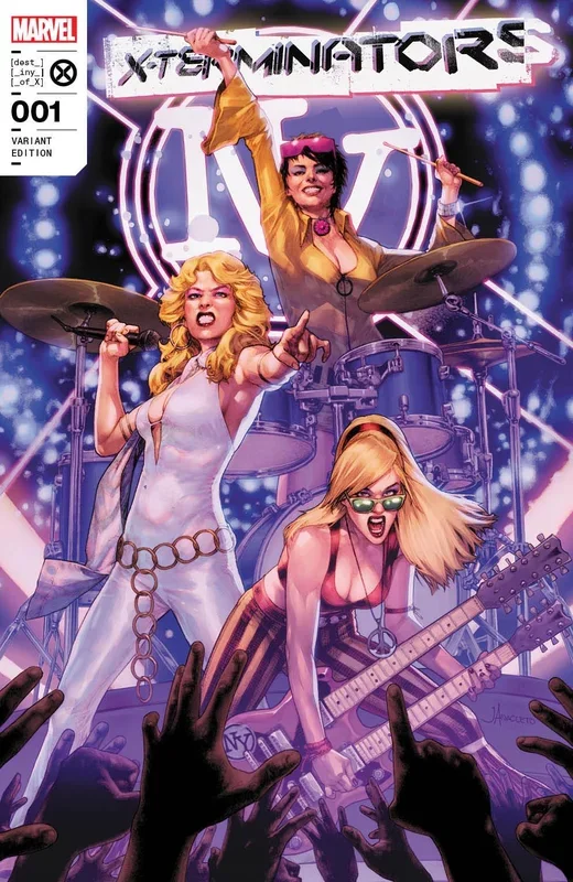 X-TERMINATORS #1 JAY ANACLETO “NY Retro Concert” – TRADE DRESS – EXCLUSIVE VARIANT