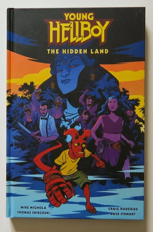 Young Hellboy The Hidden Land Hardcover Dark Horse Graphic Novel Comic Book – Very Good