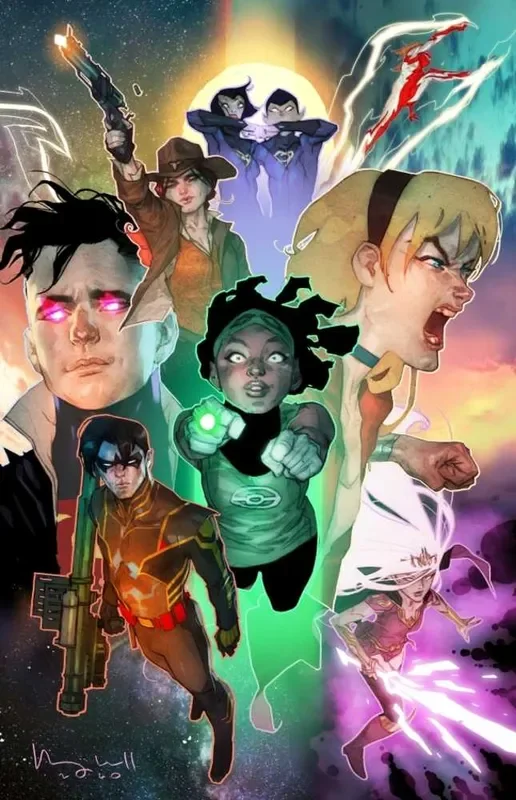 Young Justice #15 Ben Caldwell Variant Edition